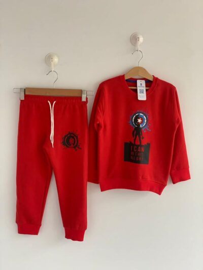Kids-RedCaptionAmrica-Tracksuit